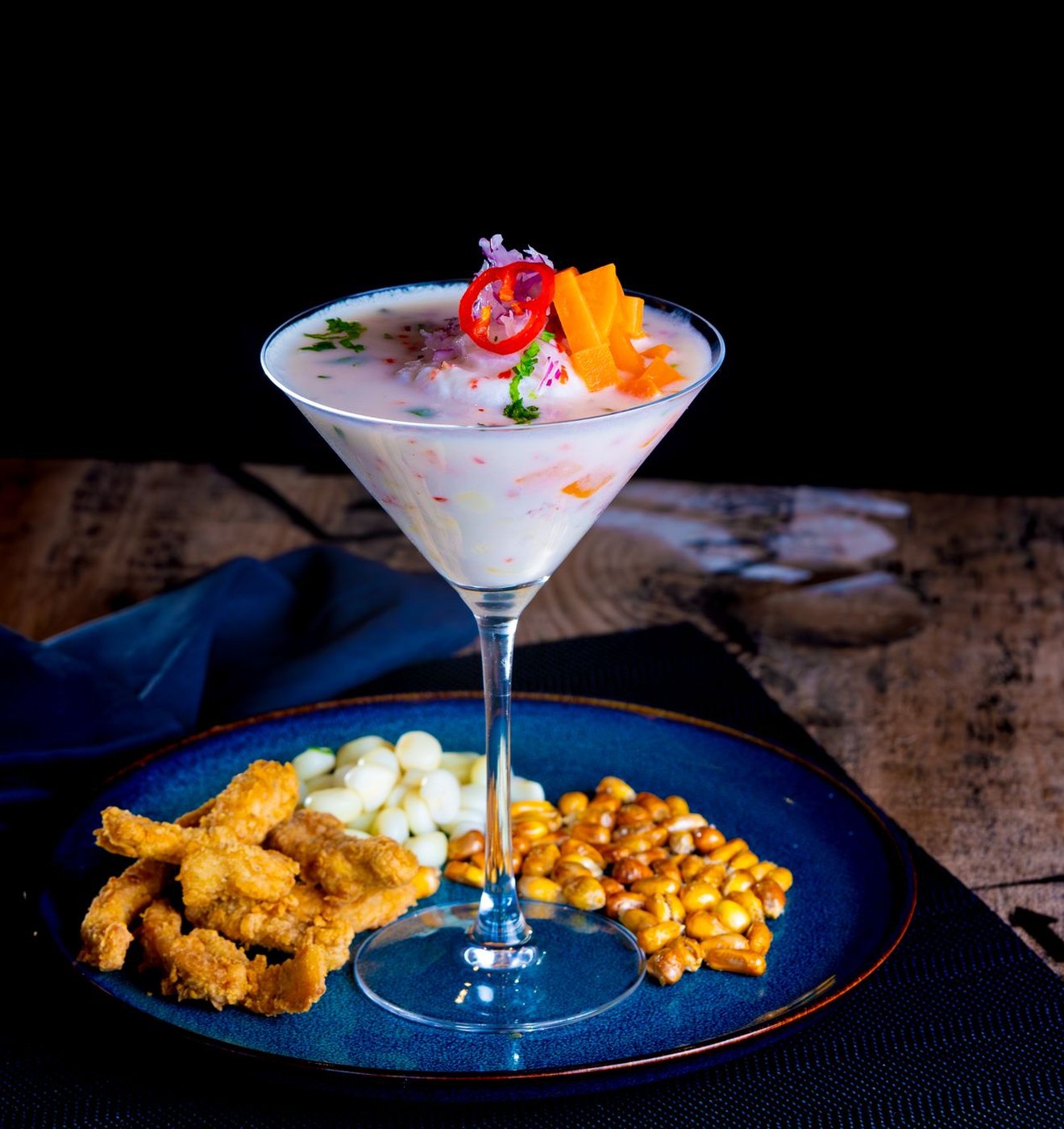 Gastronomía AQUALODGE — cocina local e internacional