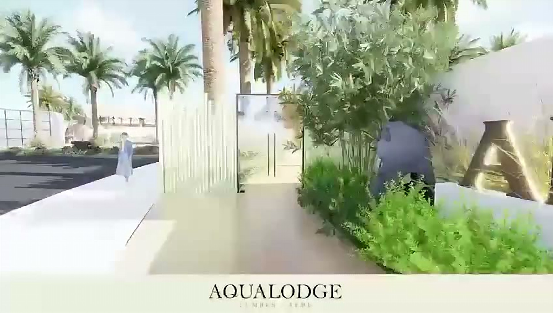 Ingreso y jardines — AQUALODGE Tumbes